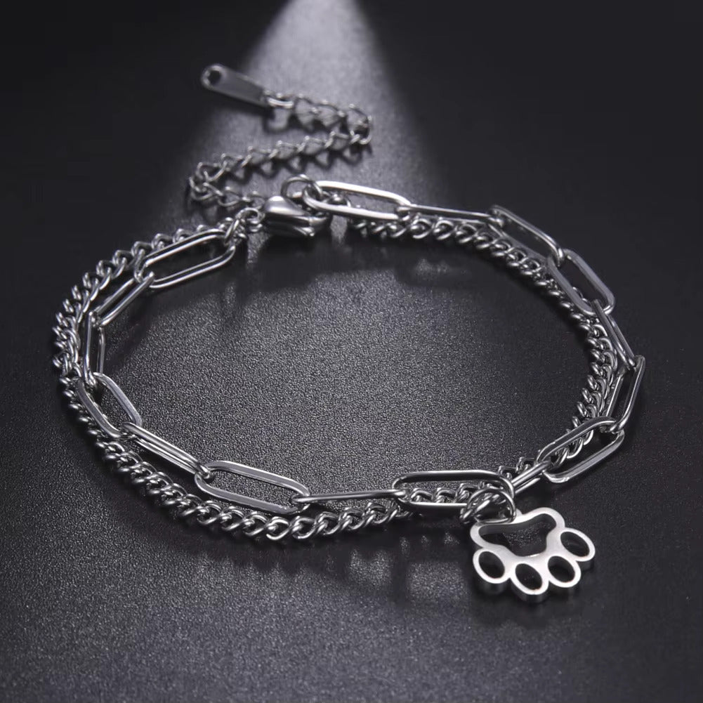 Bracelet chaîne patte