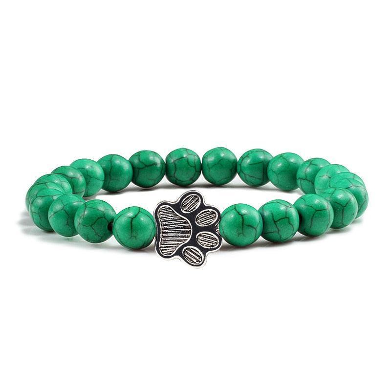 Bracelet Patte Vert Sombre